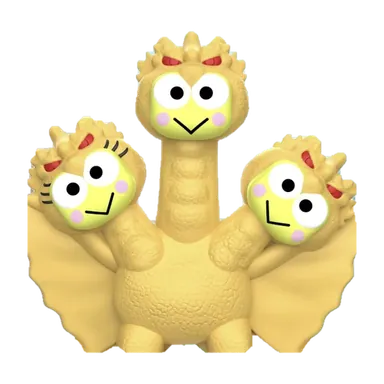 Keroppi x King Ghidorah Happy Meal figure