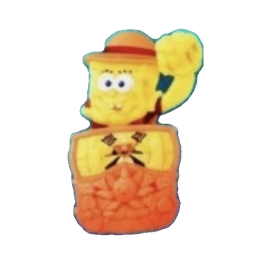 SpongeBob x Luffy Happy Meal figure