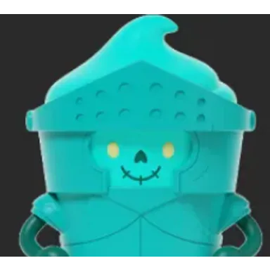 Sir Choc-O-Lot Frosty Frights Wendy's kids meal figure